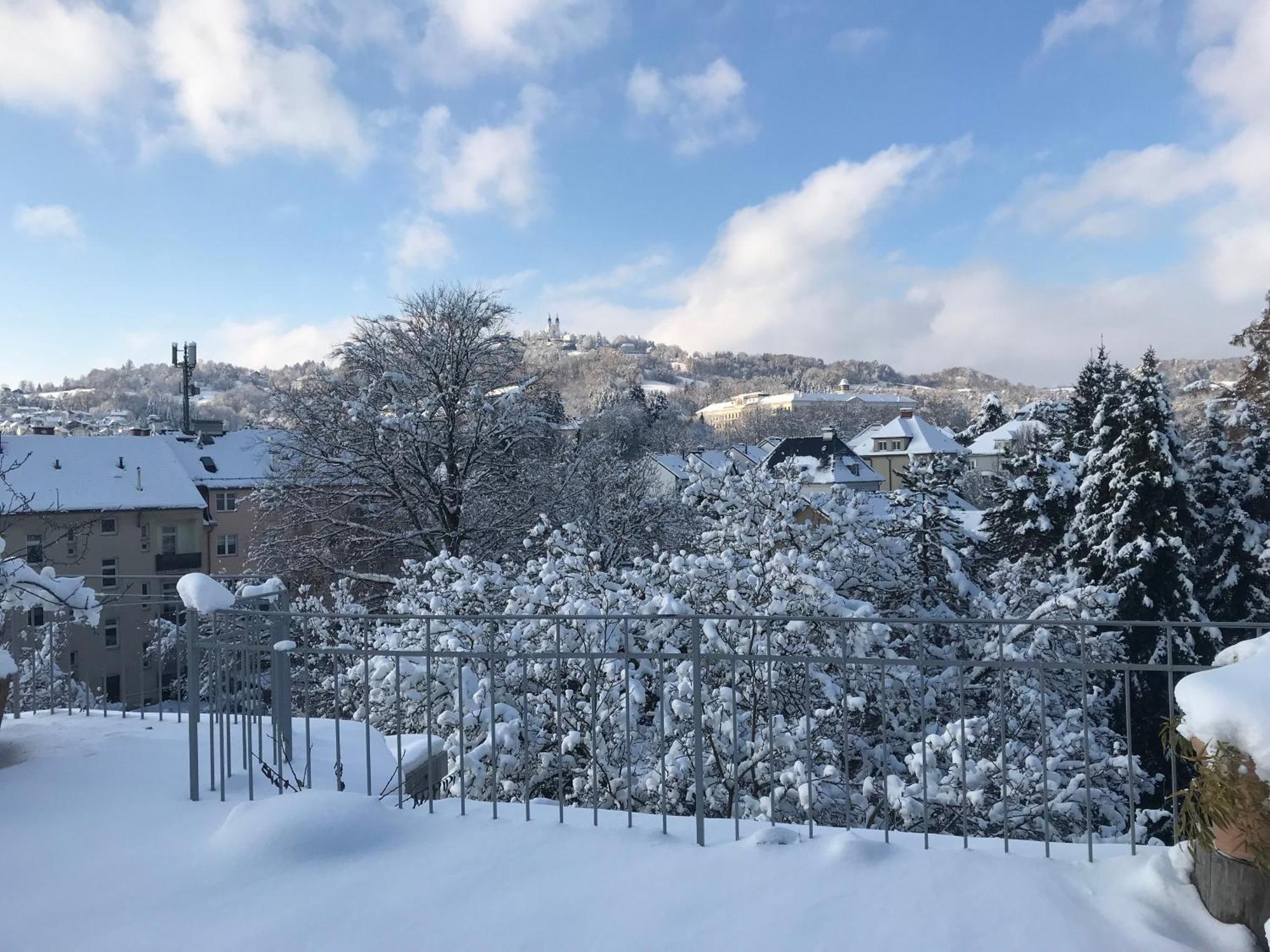 Stadtoase Mit Traumhaftem Ausblick Linz Bagian luar foto