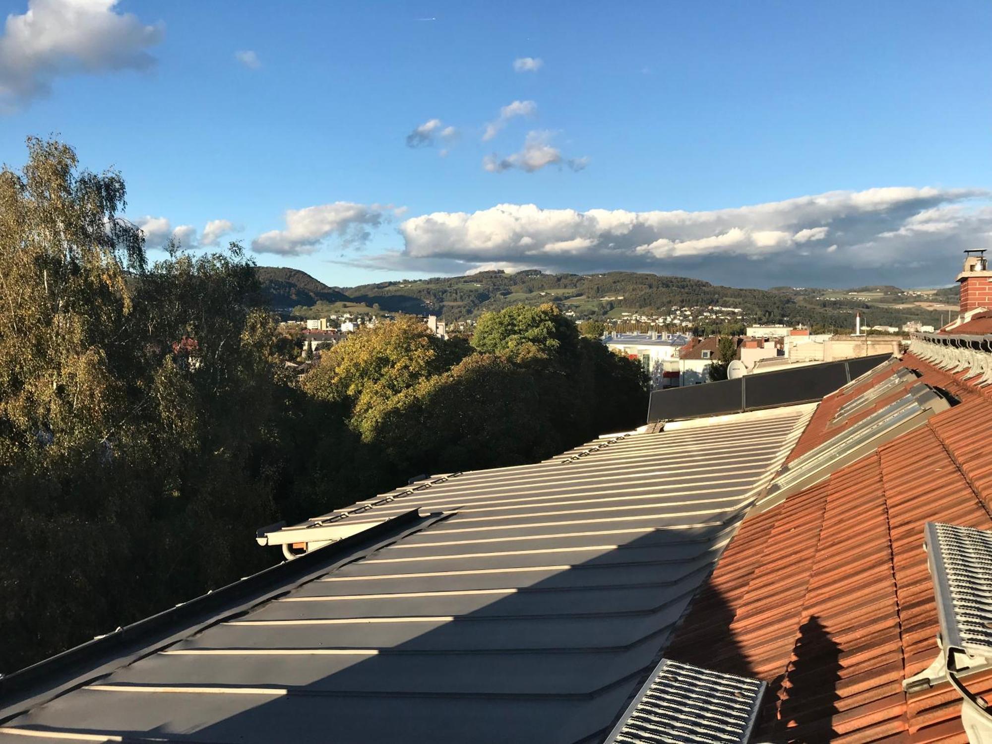 Stadtoase Mit Traumhaftem Ausblick Linz Bagian luar foto
